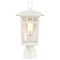 Nuvo Cove Neck Outdoor Small Post Lantern 1 Light White Finish 60/5954 - alternate 6